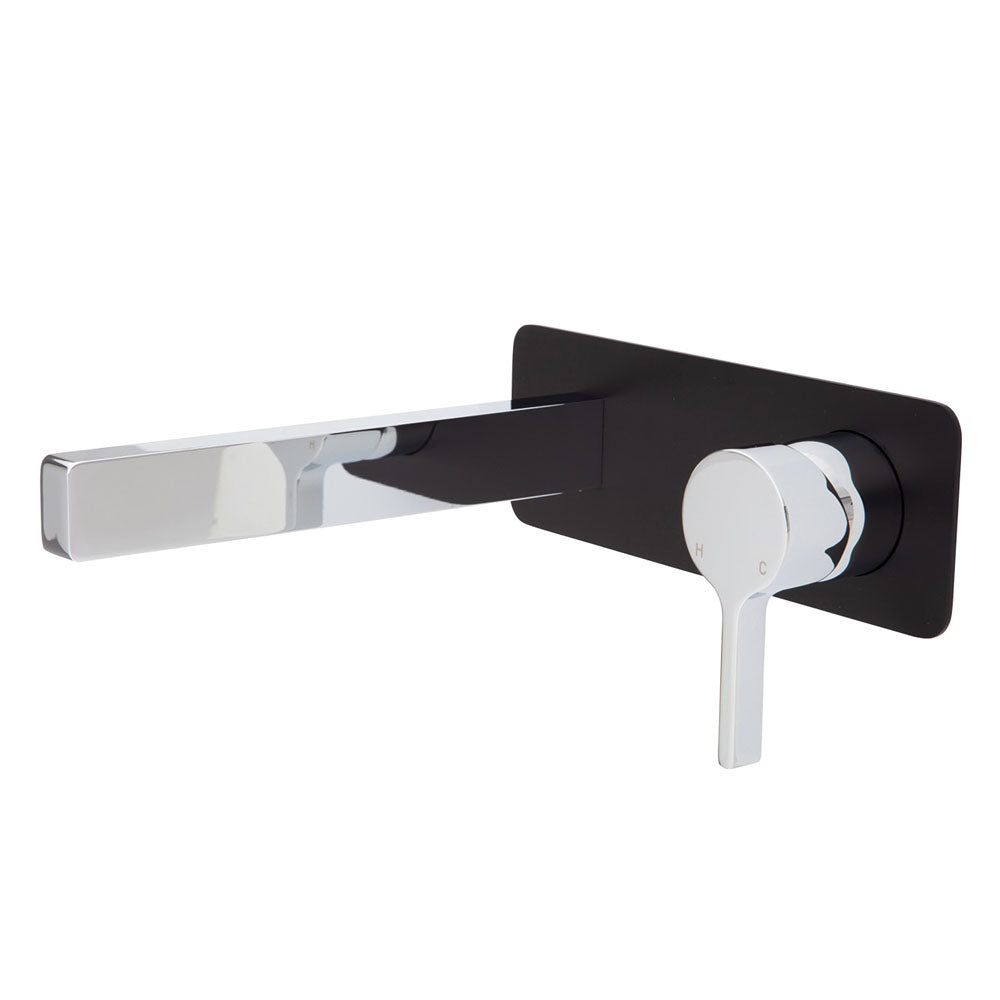 Fienza Sansa Wall Basin Mixer Set - Chrome