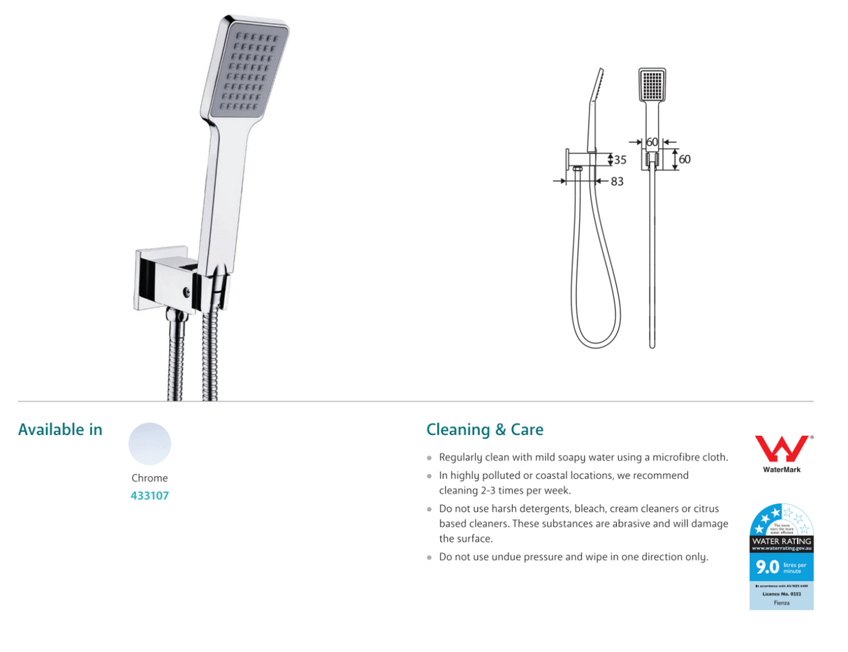 Fienza Koko Hand Shower - Chrome