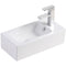 Fienza Linea TR4127A Wall Hung Ceramic Basin - 1 Right Hand Tap Hole, White - Special Order