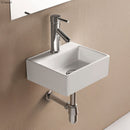 Fienza TR4549 Baby Modena Above Counter Ceramic 1 Tap Hole Basin, White - Special Order