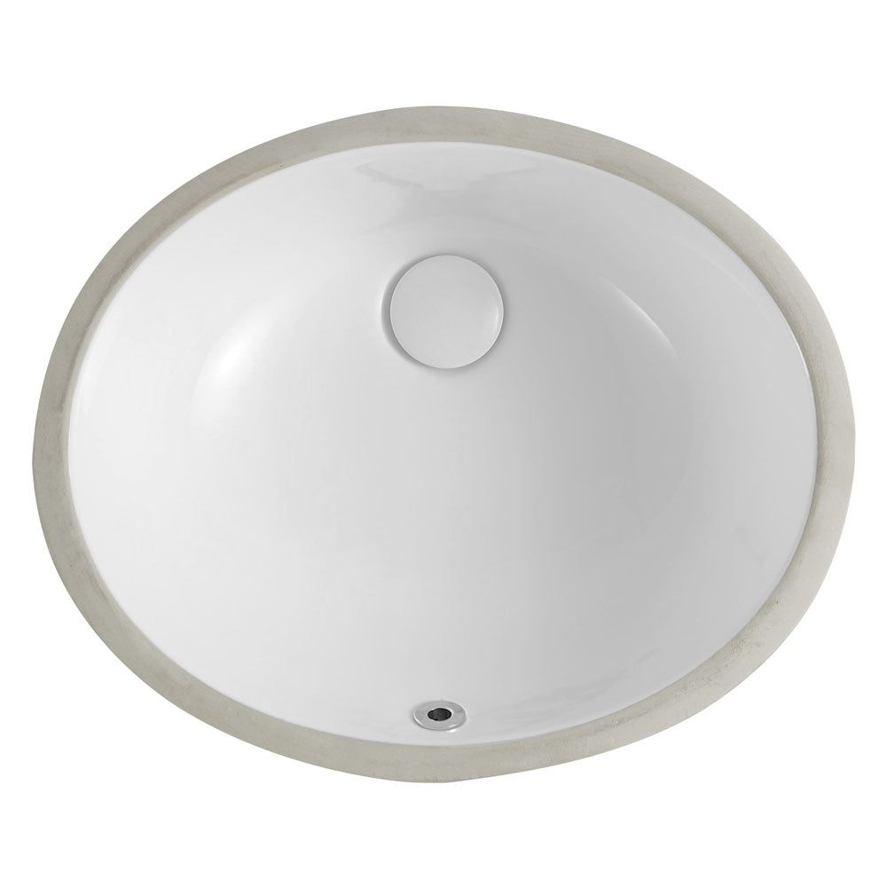 Fienza TR908 Undermount Ceramic Basin Karmen, White