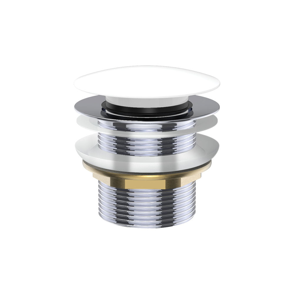 Fienza Pull-Out / Pop-up 40mm Bath Waste - Gloss White