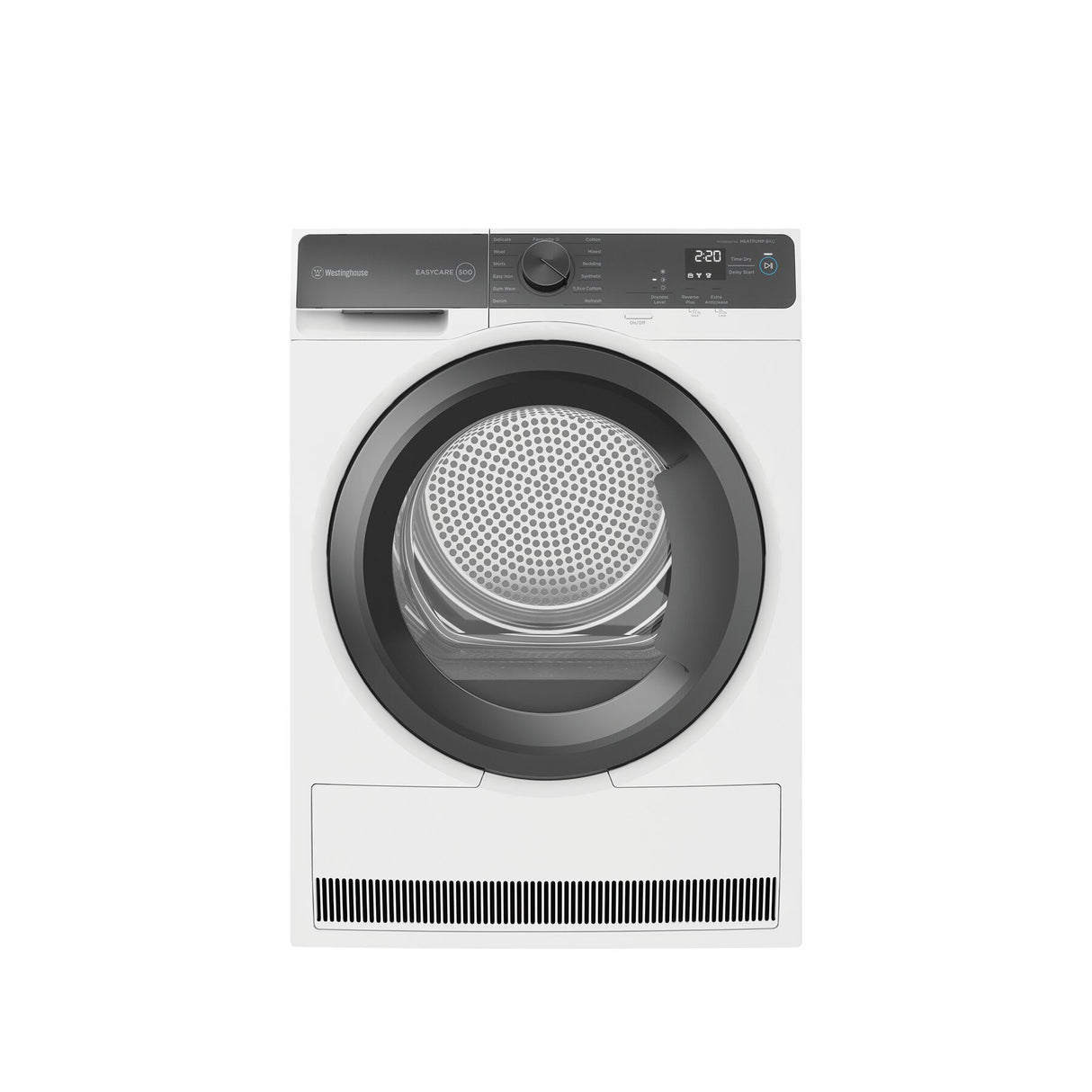 Westinghouse WDH804N7WA 8kg EasyCare 500 Series Heat Pump Dryer - Westinghouse Factory Seconds