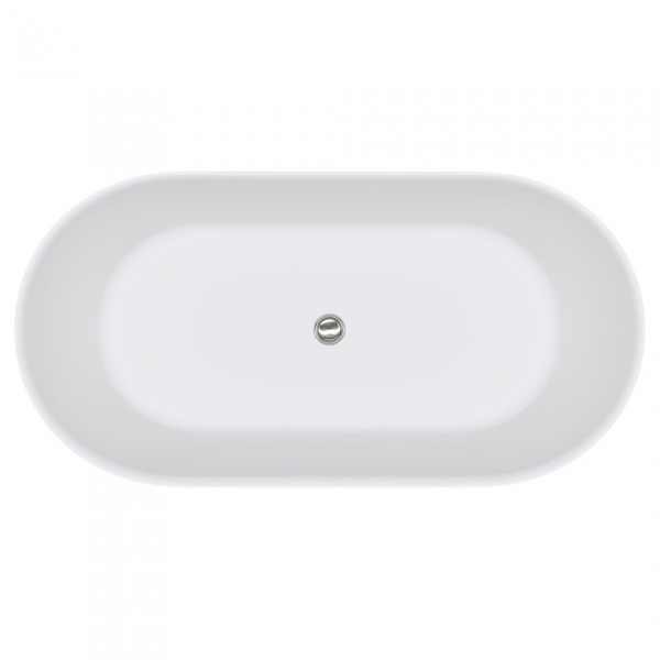 Fienza SS350-1700 Kaya Slim Wall Stone Bath 1700mm, Matte White - Special Order