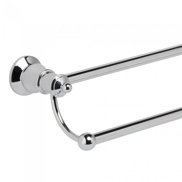 Fienza 81008 Lillian Double Towel Rail 800mm, Chrome