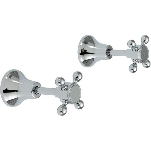 Fienza 336104 Lillian Wall Top Assemblies, Chrome