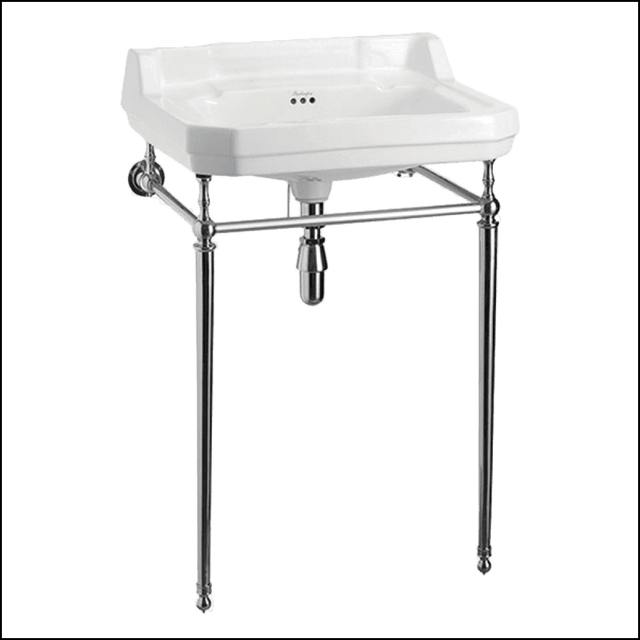 Abey Burlington 13136/13137 Edwardian 61Cm Basin & Stand Basins