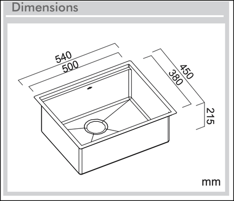 Abey Piazza Plus Pz500 Single Bowl Inset Sink Pack Top Mounted Kitchen Sinks