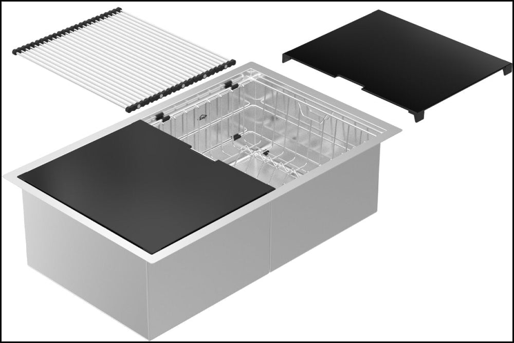 Abey Pz340D Piazza Plus Double Bowl Sink Top Mounted Kitchen Sinks