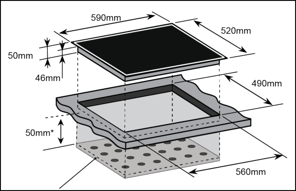 Arc A-Icc6Ge3 60Cm Ceramic Cooktop
