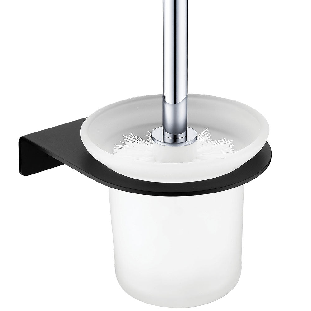 Fienza Lincoln Toilet Brush Black & Chrome 860010