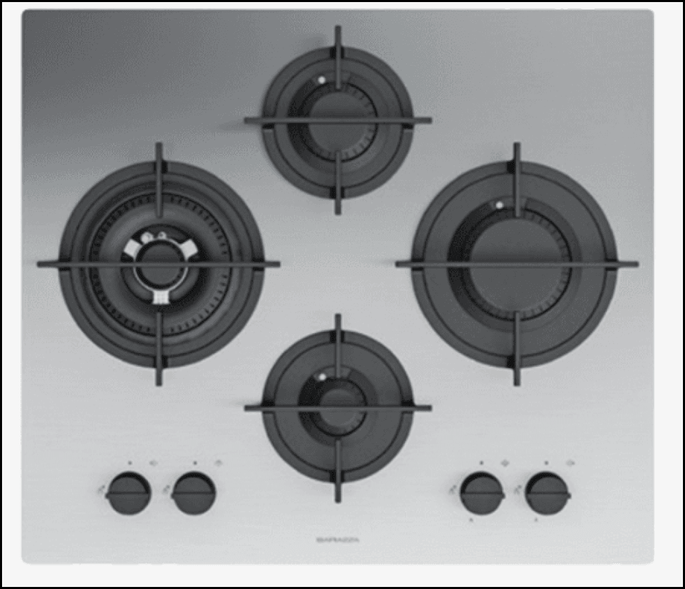 Barazza 1Pmd64 65Cm Stainless Steel Gas Cooktop - Order In Cooktop