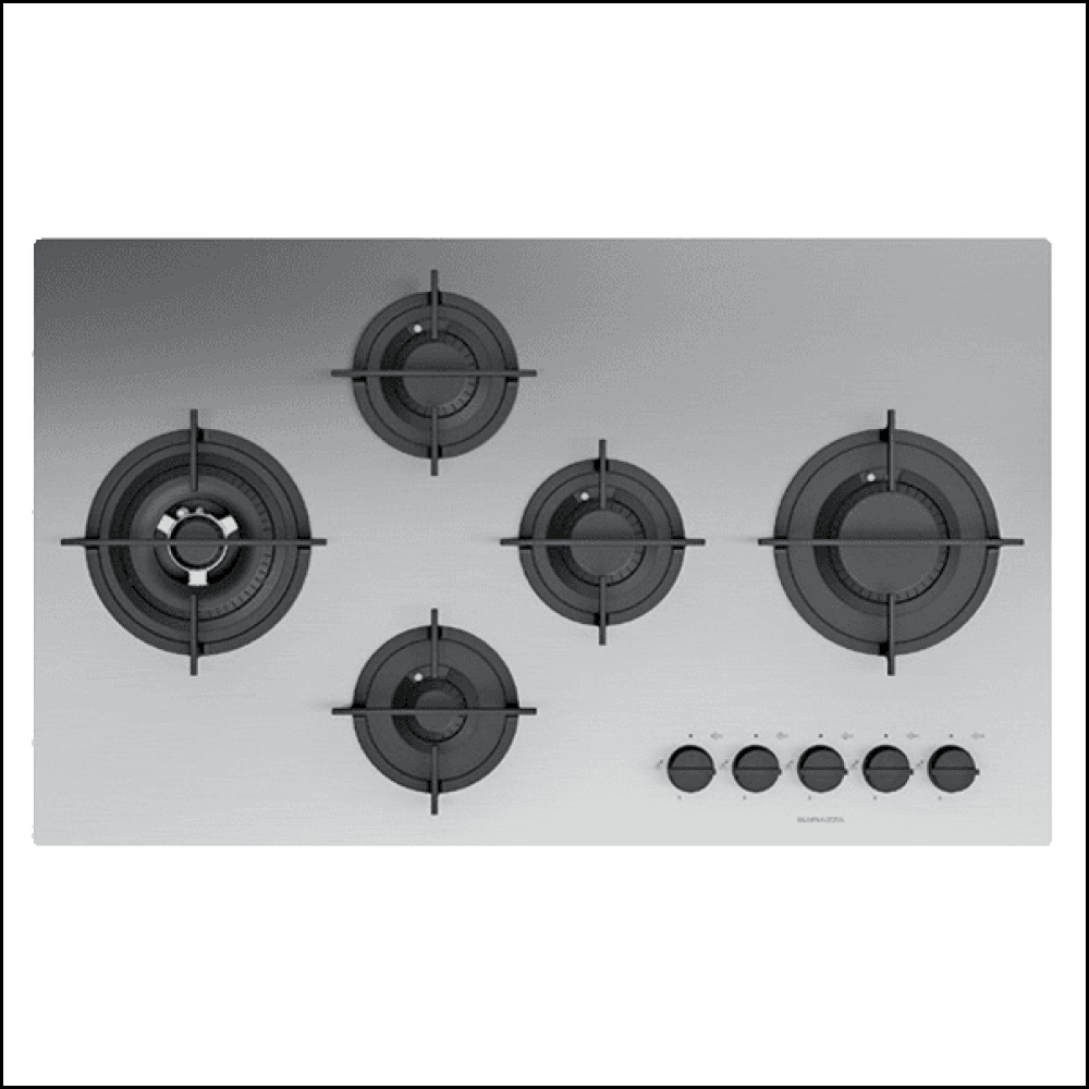 Barazza 1Pmd95 90Cm Stainless Steel Gas Cooktop. - Order In Cooktop