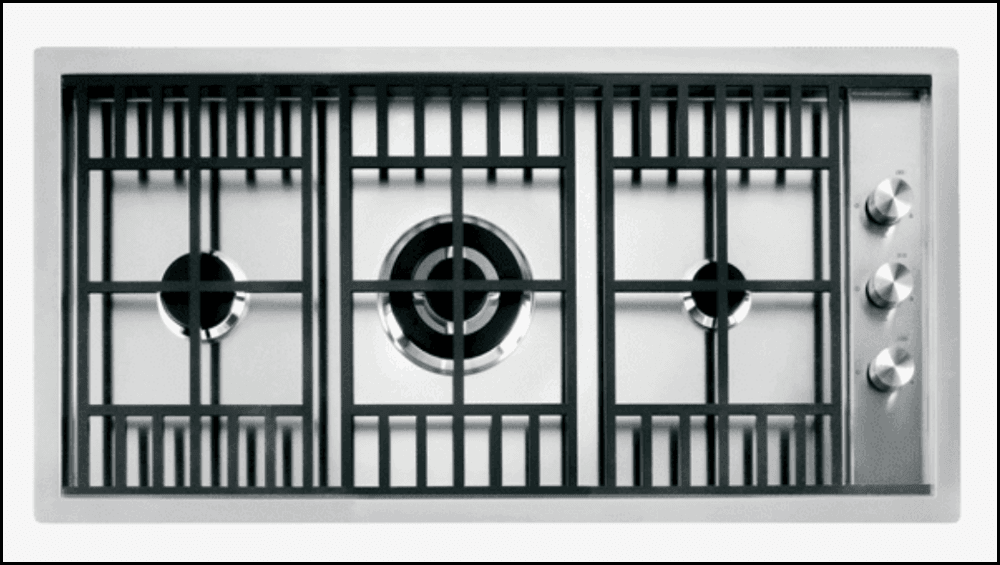 Barazza Lab900-3 90Cm Stainless Steel Gas Cooktop - Order In
