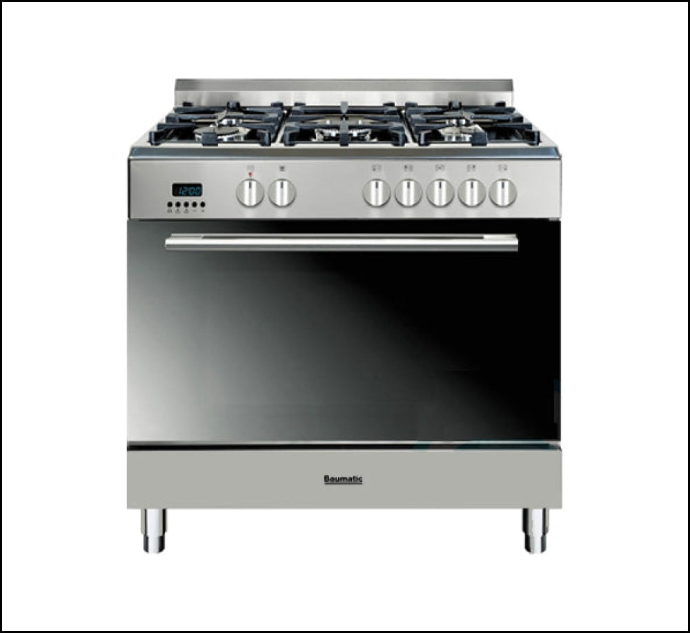 Baumatic Baf91Eg 90Cm Italian Made Dual Fuel Freestanding Stove - Ex Display Stoves