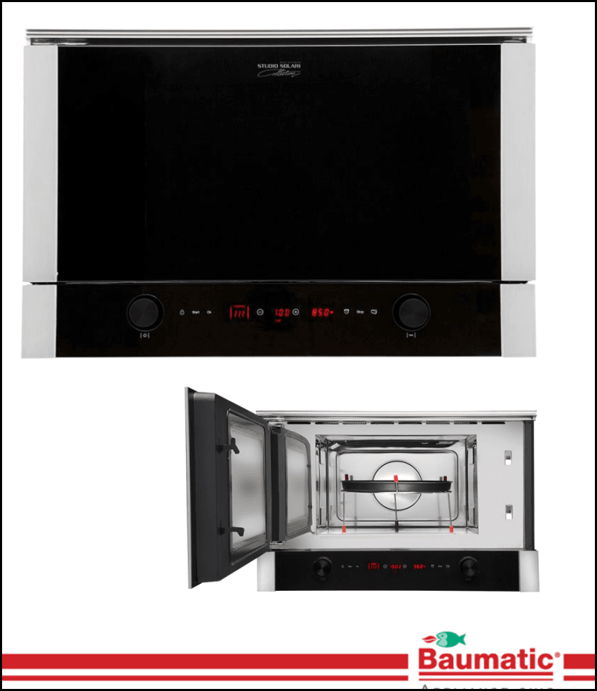 Baumatic BCG22 21L Studio Solari Microwave with Grill 2700W SA Appliance Warehouse