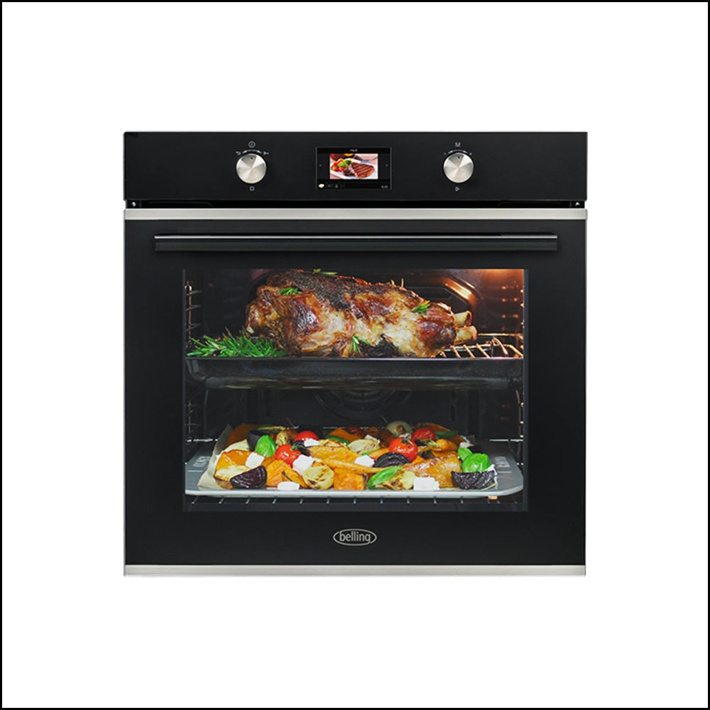 Belling Ib6010Frc 60Cm Smart Screen Readycook Black Glass Electric Oven - Sale Oven