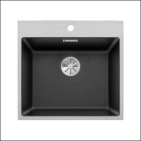 Blanco Made In Germany Sub500Ifak5 Steelframe Sink With Tap Ledge Granite Kitchen Sinks