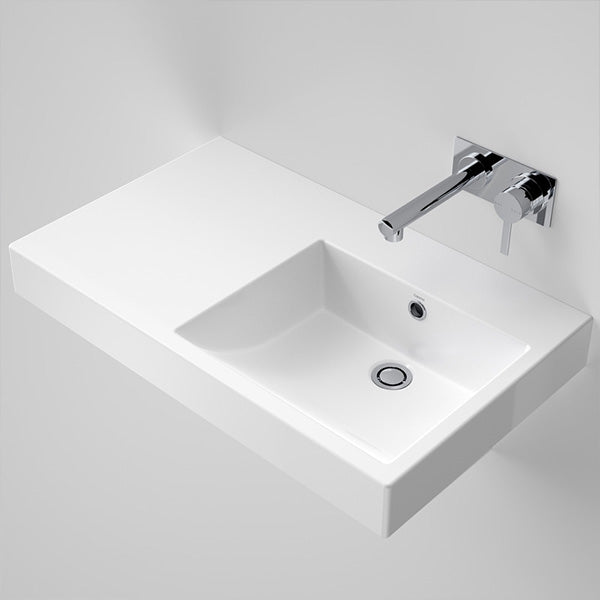 Caroma Liano Nexus 750mm LHS Shelf Wall Basin 665505W 665515W