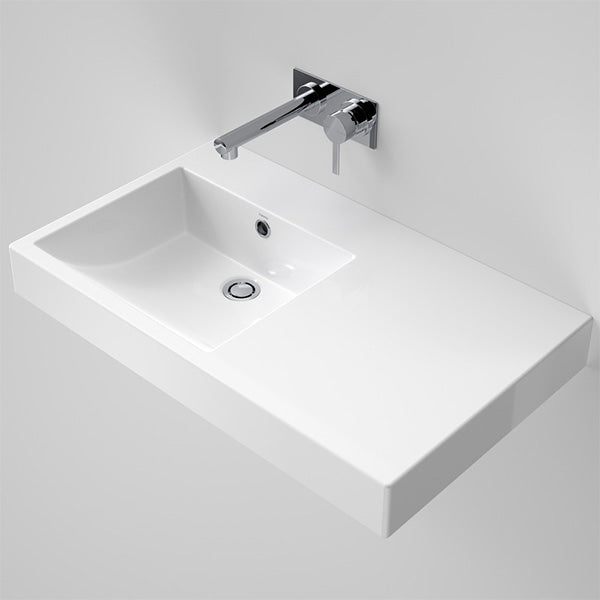 Caroma Liano Nexus 750mm RHS Shelf Wall Basin 665405W 665415W