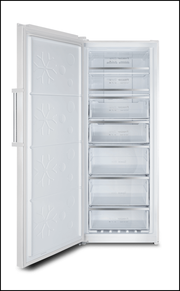 Chiq Csh380Nwr2 380L Frost Free Inverter System Hybrid Fridge + Freezer Upright Freezers