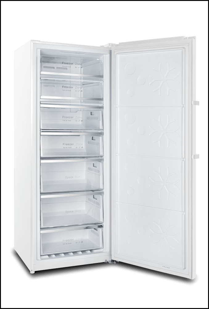 Chiq Csh380Nwr2 380L Frost Free Inverter System Hybrid Fridge + Freezer Upright Freezers