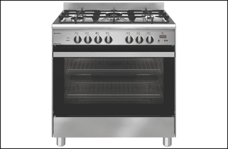 Emilia Em865Ge 80Cm Dual Fuel Stainless Steel Freestanding Oven/Stove Stoves