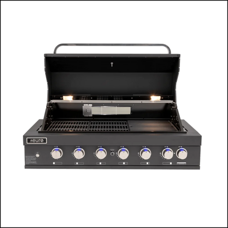 Euro Appliances Eal1200Rbqbl Black 6 Burner Built-In Bbq Built In