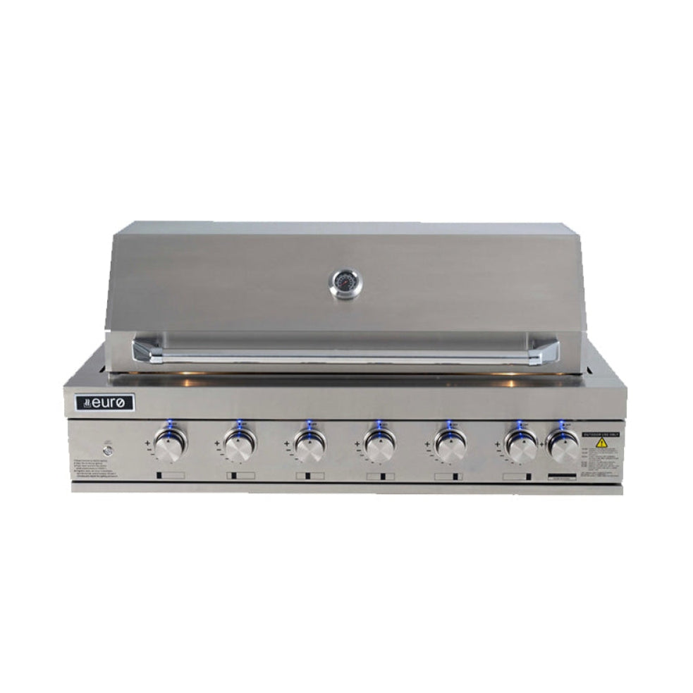 Euro Appliances Eal1200Rbqh 304 Stainless Steel 6 Burner Built-In Bbq Built In