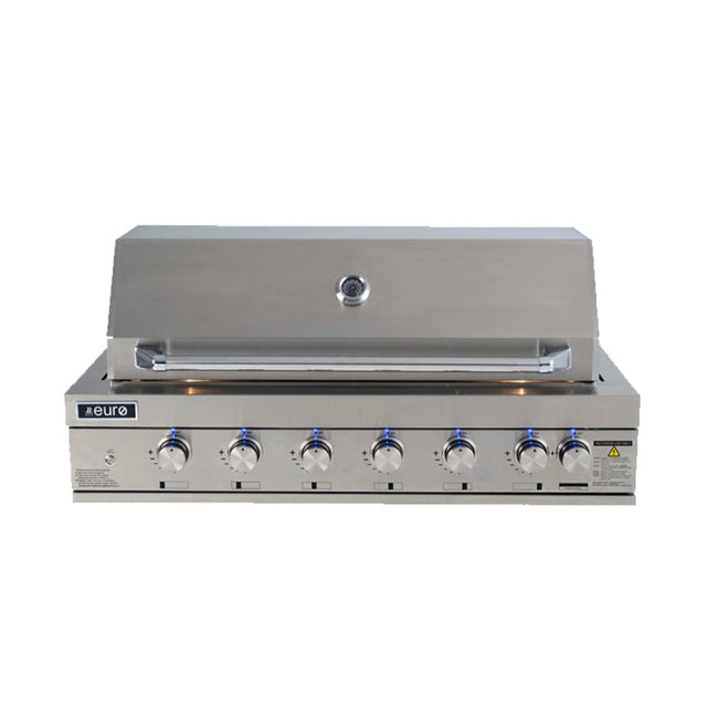 Euro Appliances Eal1200Rbqh 304 Stainless Steel 6 Burner Built-In Bbq Built In