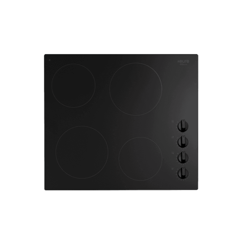 Euro Appliances Ect600Cb 60Cm Electric Ceran Glass Cooktop - Special Order Cooktops