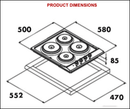 Euro Appliances Ect600Ess Stainless Steel Electric Cooktop Cooktops