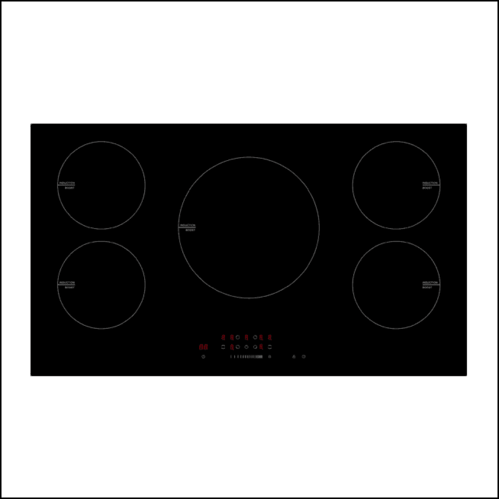 Euro Appliances Ect90Icb 90Cm Induction Cooktop - Special Order