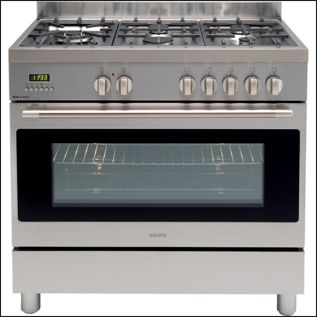 Euro Appliances Efs900Ldx 90Cm Freestanding Dual Fuel Oven/Stove Stoves