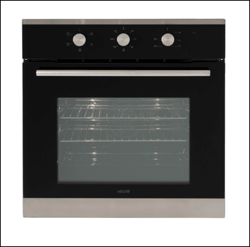 Euro Appliances Eo604Sx Black Glass Electric Oven Oven