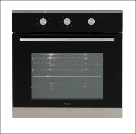 Euro Appliances Eo604Sx Black Glass Electric Oven Oven