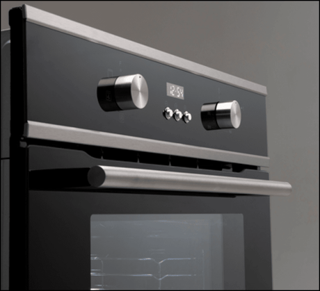 Euro Appliances Eo605Sx 60Cm Black & Stainless Steel Electric Oven Oven
