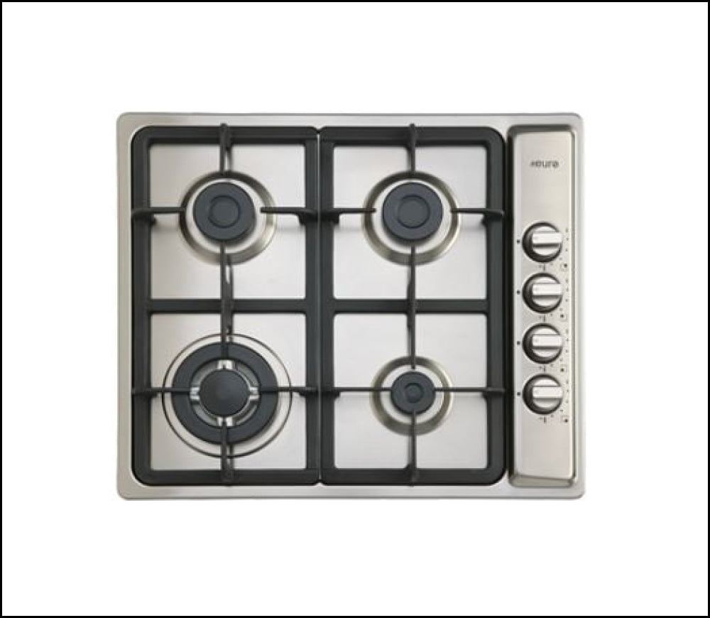 Euro Appliances Epz3Wgctss 4 Burner Stainless Steel Gas Cooktop