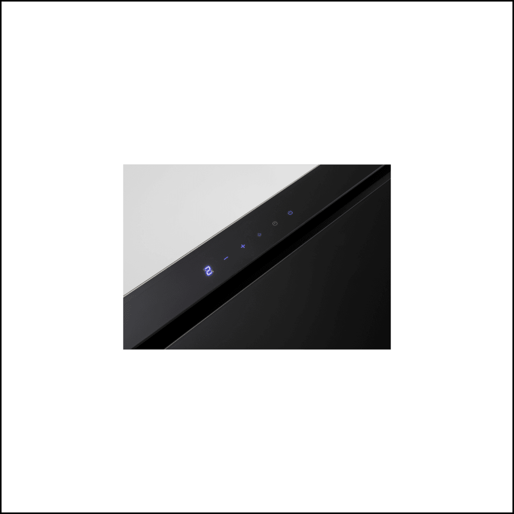 Euro Appliances Er90Umbg 90Cm Black Glass Undermount Rangehood - Special Order Rangehoods