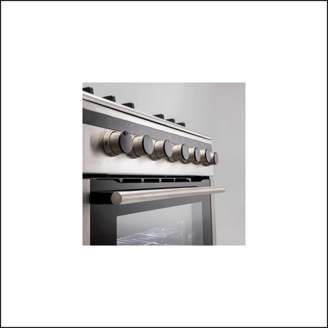 Euro Appliances Ev600Dfsx Freestanding 60Cm Dual Fuel Stainless Steel Oven/Stove Stoves
