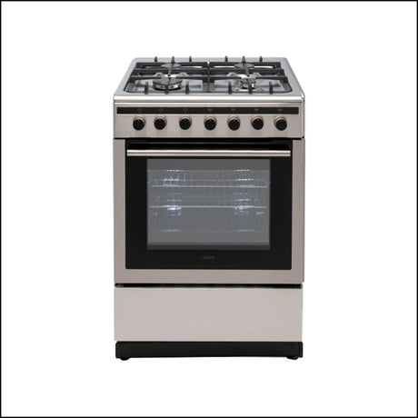 Euro Appliances Ev600Dfsx Freestanding 60Cm Dual Fuel Stainless Steel Oven/Stove Stoves