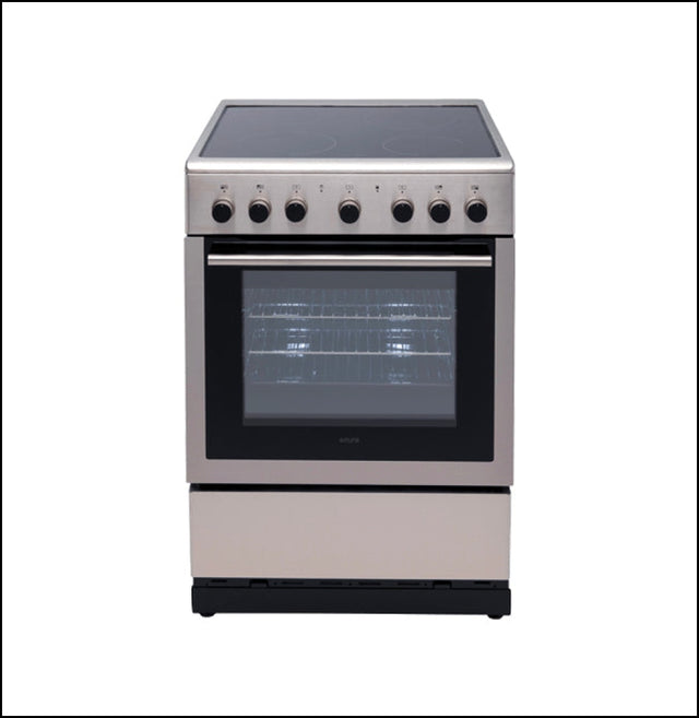 Euro Appliances Ev600Eesx 60Cm Stainless Steel Electric Freestanding Oven/Stove Stove