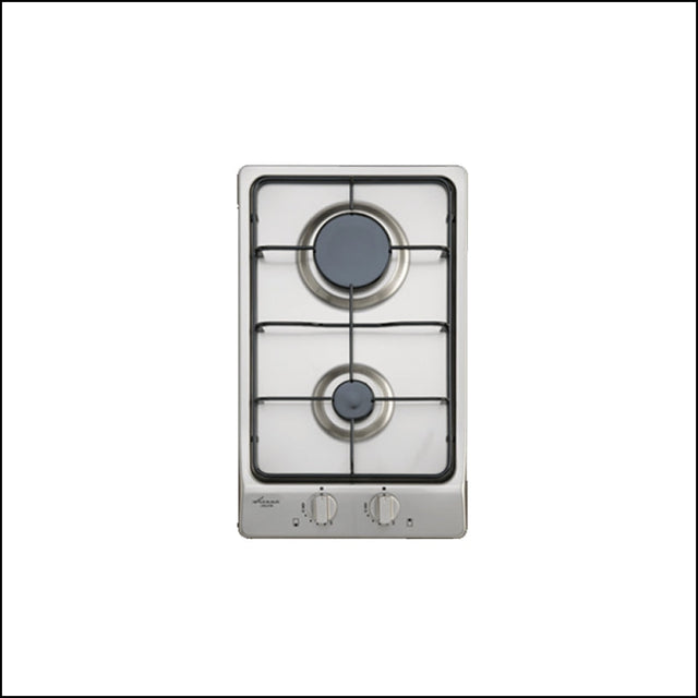Euro Appliances Italian Made Epz2Gffdss 30Cm Stainless Steel Gas Cooktop
