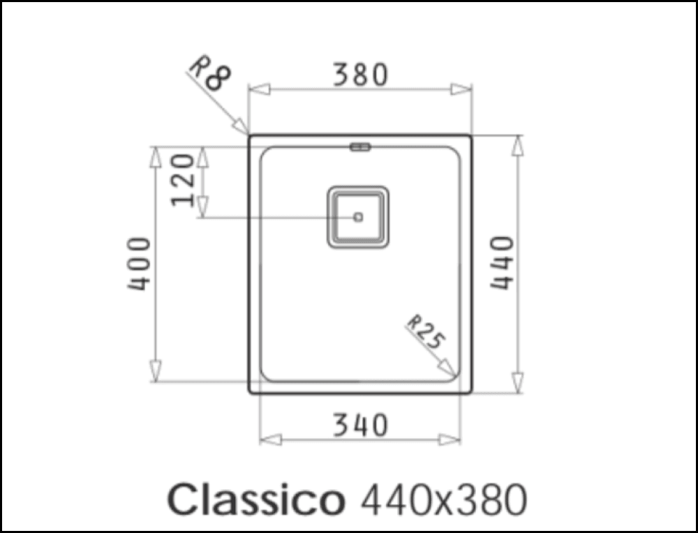 Euro Appliances Ms096S Single Bowl Stainless Steel Undermount Sink Kitchen Sinks