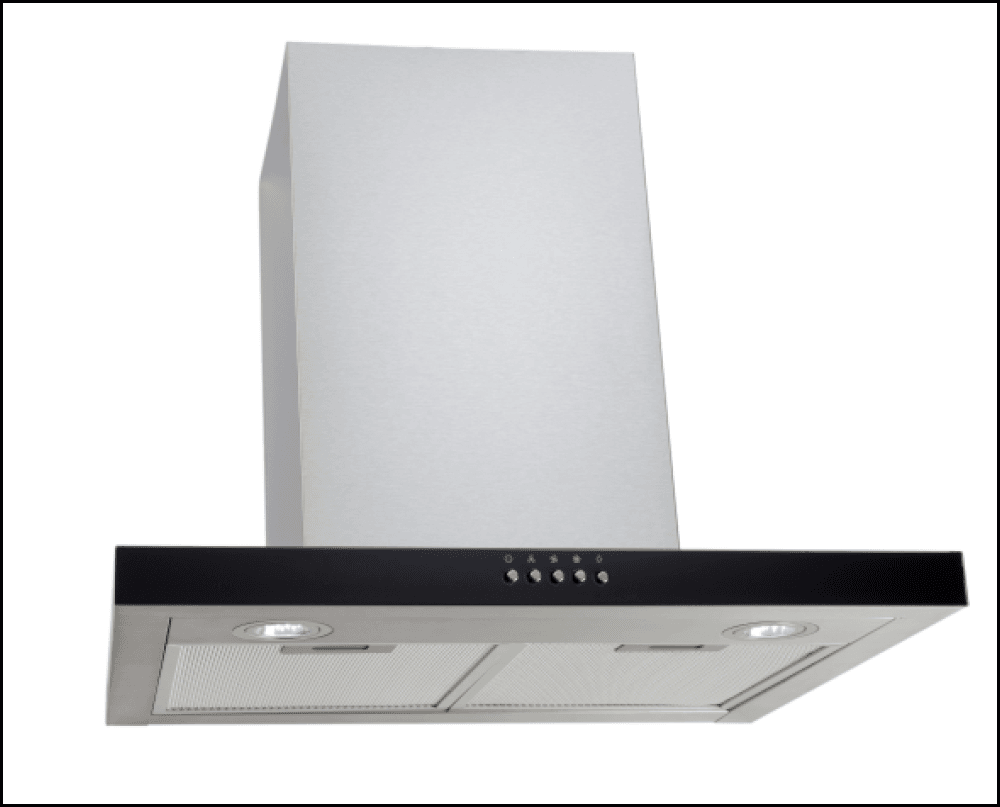 Euro Emt60Cs 60Cm Stainless Steel Canopy Hood Rangehoods