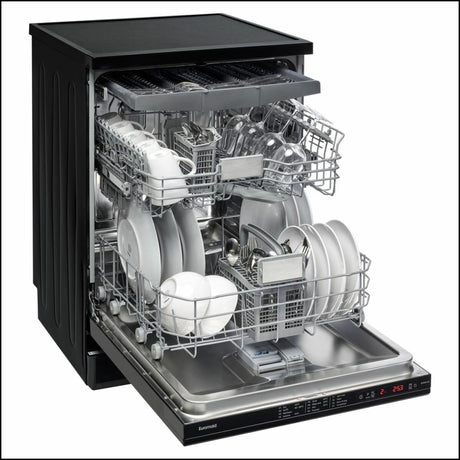Euromaid Edwb16G Black Glass European Made Dishwasher Standard