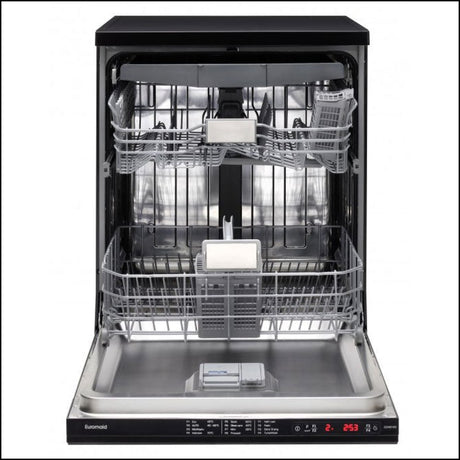 Euromaid Edwb16G Black Glass European Made Dishwasher Standard