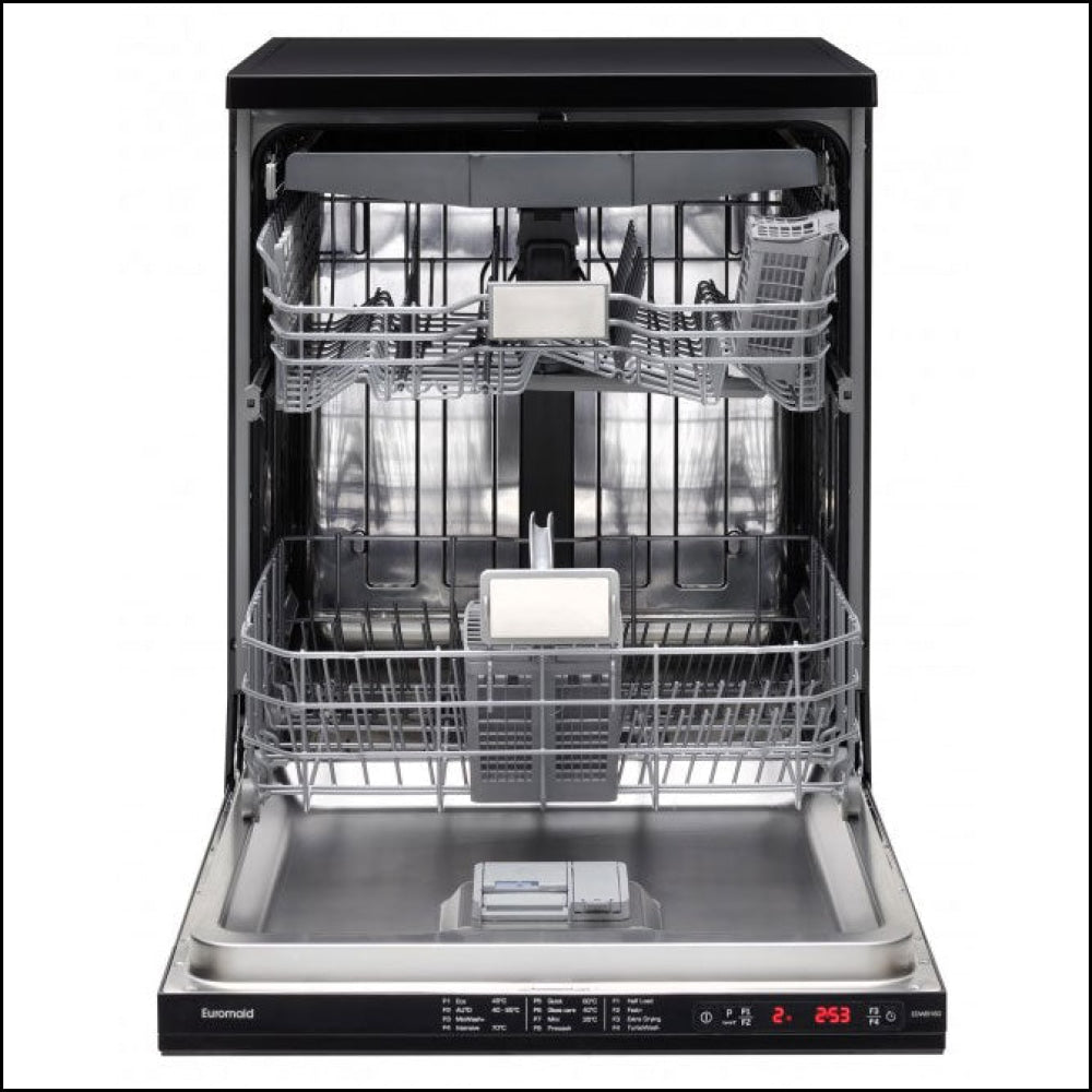 Euromaid EDWB16G Black Glass European Made Dishwasher SA Appliance