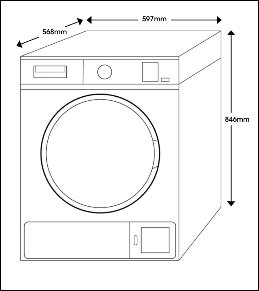 Euromaid Ehpd700W 7Kg Heat Pump Dryer Dryers