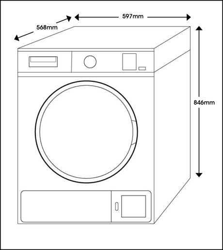 Euromaid Ehpd700W 7Kg Heat Pump Dryer Dryers